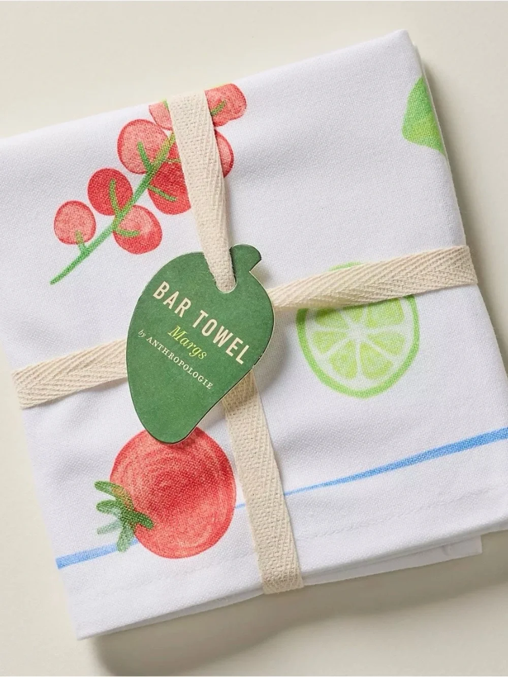 Anthropologie Spicy Margs Bar Dish Towel NWT 12x24
